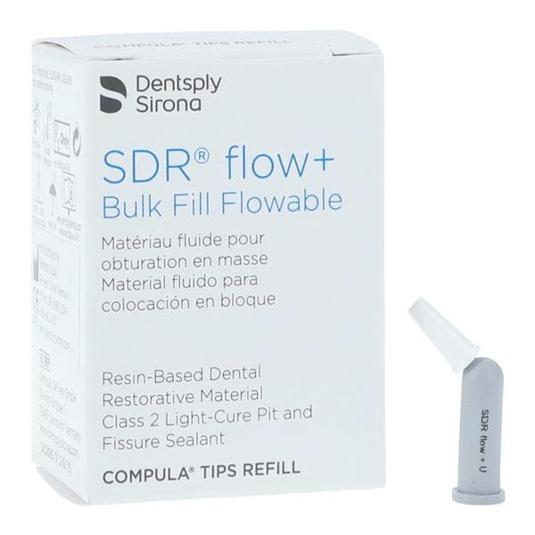 Dentsply Sirona SDR flow+ Bulk Fill Composite Universal Compula Tip Kit 15/Pk Dentsply Sirona SDR flow+ Bulk Fill Composite Universal Compula Tip Kit 15/Pk